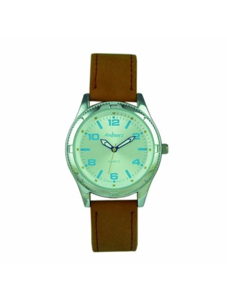 Arabians DBP2221W men's watch, real leather strap