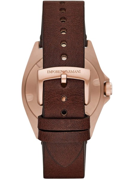 Emporio Armani AR11258 men's watch, real leather strap