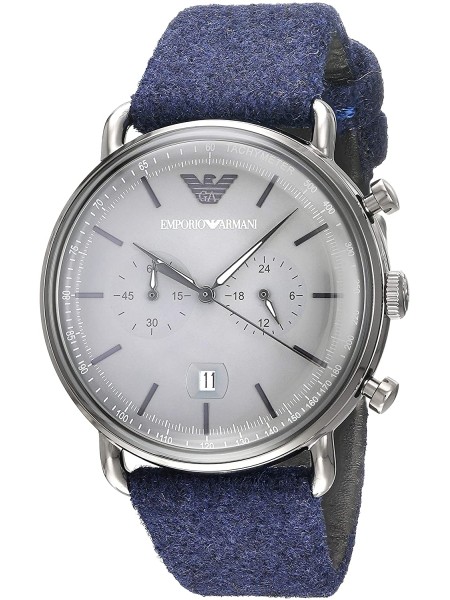 Emporio Armani AR11144 men's watch, cuir véritable strap