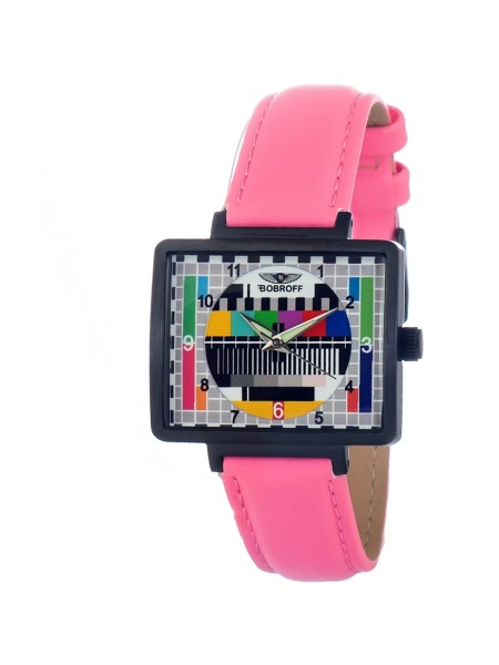 Bobroff BF0032-S012 Relógio para mulher, pulseira de cuero real