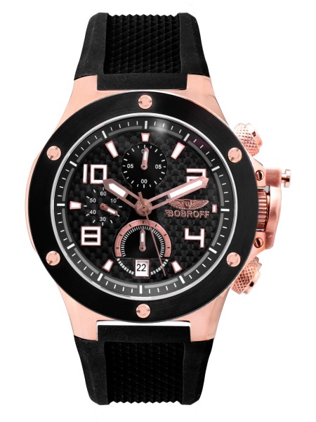 Bobroff BF1002M15 men's watch, caoutchouc strap