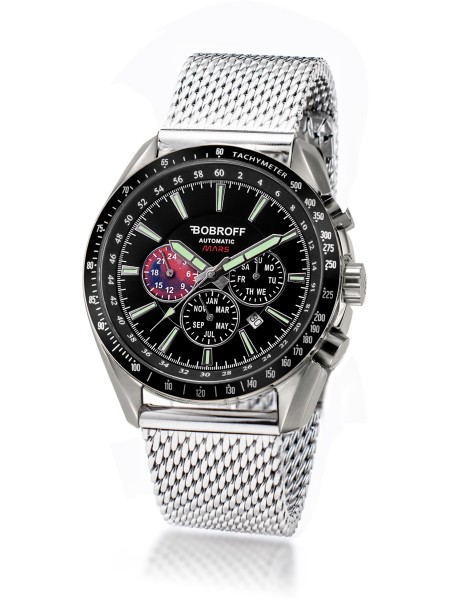 Bobroff BF0011-S001 men's watch, stainless steel strap