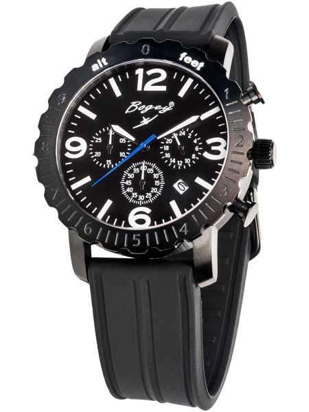 Bogey BSFS005BWBK men's watch, caoutchouc strap