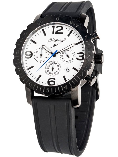 Bogey BSFS006WBBK men's watch, caoutchouc strap