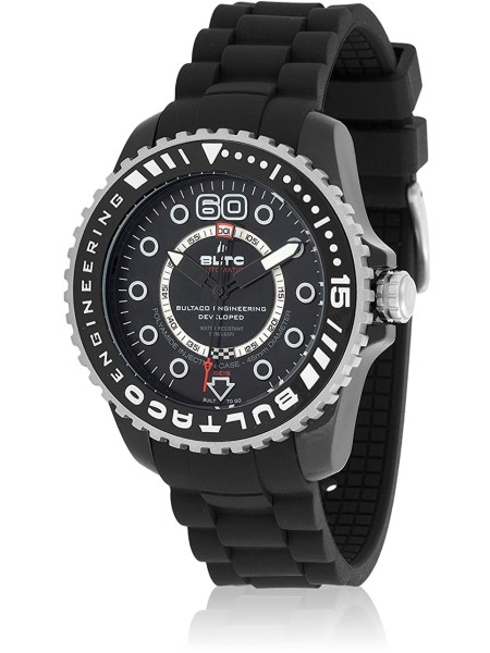 Bultaco BLPB45A-CB1 men's watch, silicone strap