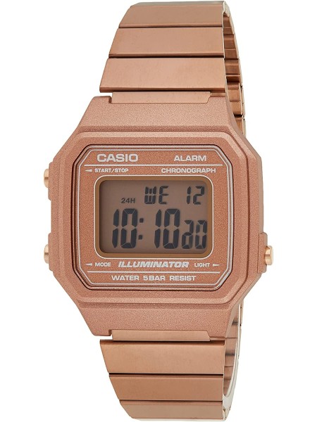 Casio B-650WC-5A Damenuhr, stainless steel Armband