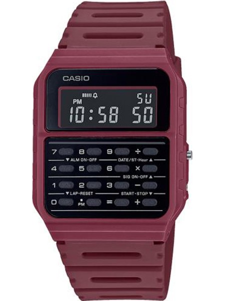 Casio CA-53WF-4B Relógio para mulher, pulseira de resina