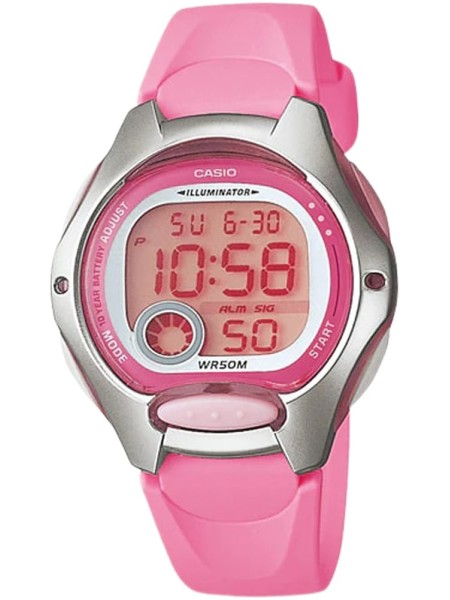Casio LW-200-4BV Relógio para mulher, pulseira de resina