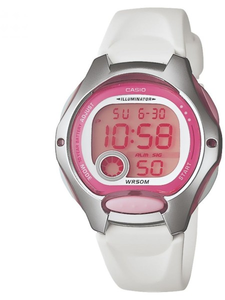 Casio LW-200-7AV Relógio para mulher, pulseira de resina