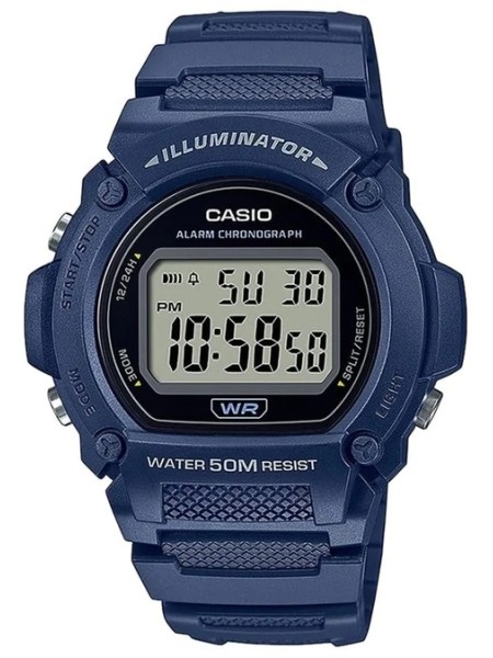 Casio W-219H-2AV men's watch, resin strap