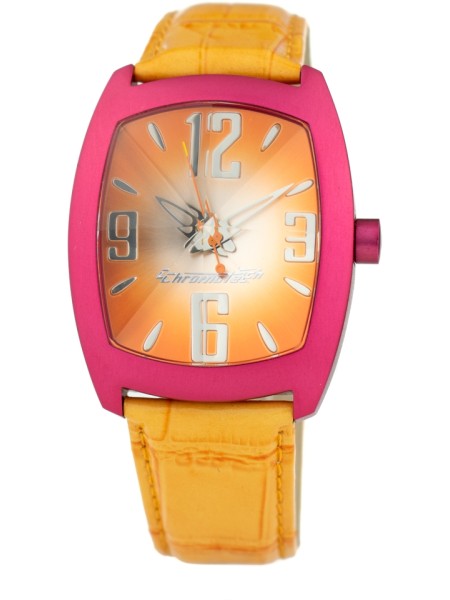 Chronotech CT2050M-06 ladies' watch, real leather strap