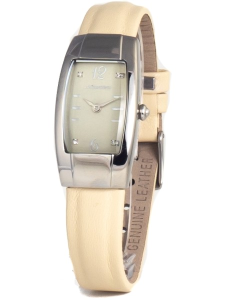 Chronotech CT2071L-02 ladies' watch, real leather strap