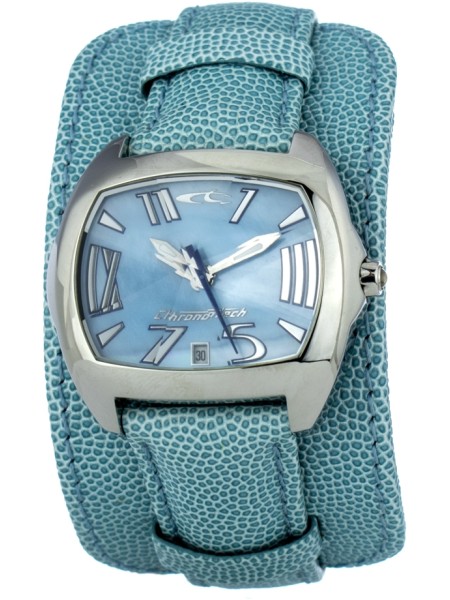 Chronotech CT2188L-24 γυναικείο ρολόι, με λουράκι real leather
