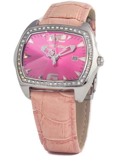 Chronotech CT2188LS-07 γυναικείο ρολόι, με λουράκι real leather