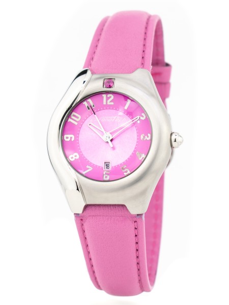 Chronotech CT2206L-07 ladies' watch, real leather strap