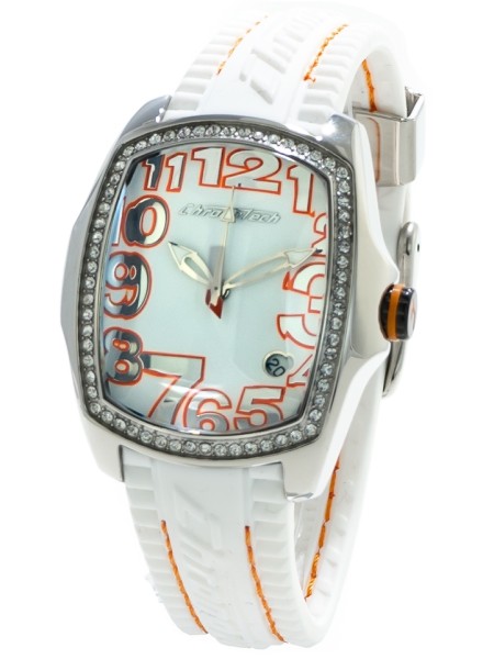Chronotech CT7016LS-09 Relógio para mulher, pulseira de caucho