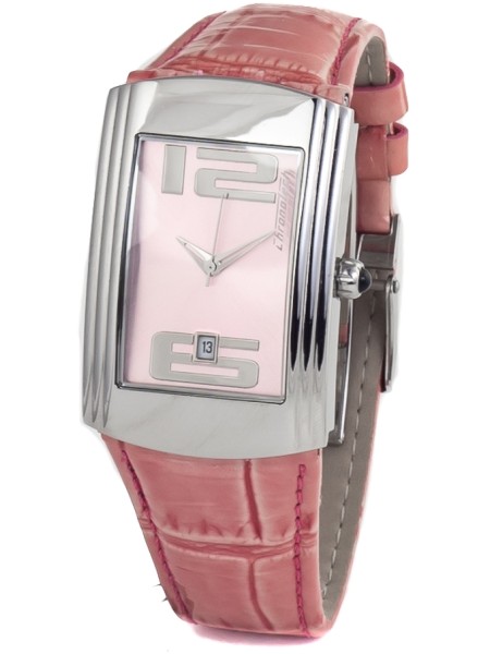 Chronotech CT7017B-02 γυναικείο ρολόι, με λουράκι real leather