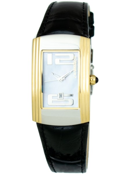 Chronotech CT7017L-01 Γυναικείο ρολόι, real leather λουρί