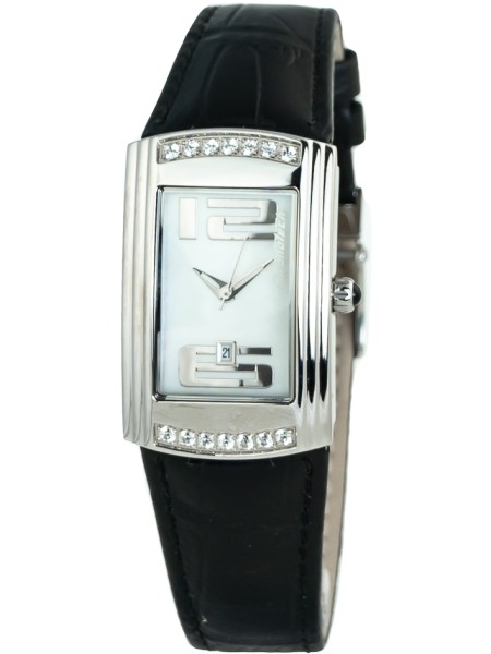 Chronotech CT7017L-03S ladies' watch, real leather strap