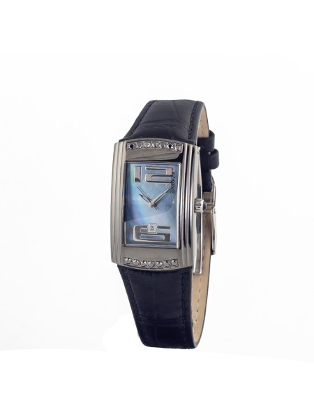 Chronotech CT7017L-04S γυναικείο ρολόι, με λουράκι real leather