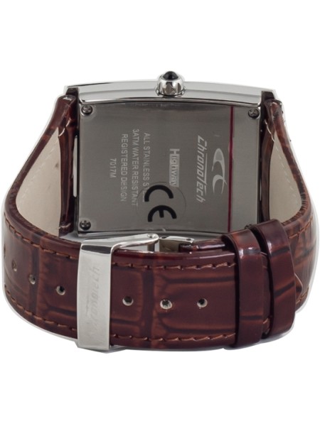 Chronotech CT7017M-03 γυναικείο ρολόι, με λουράκι real leather