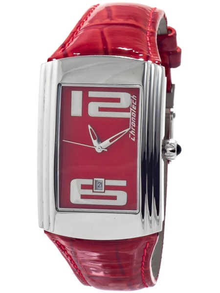 Chronotech CT7017M-05 Relógio para mulher, pulseira de cuero real