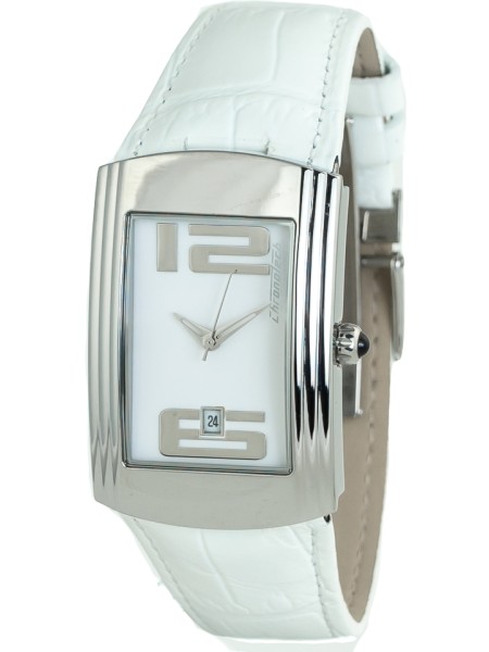 Chronotech CT7017M-06 ladies' watch, real leather strap