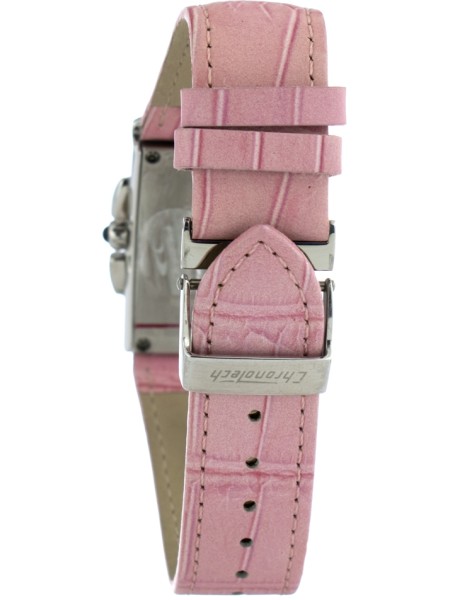 Chronotech CT7018B-02S γυναικείο ρολόι, με λουράκι real leather