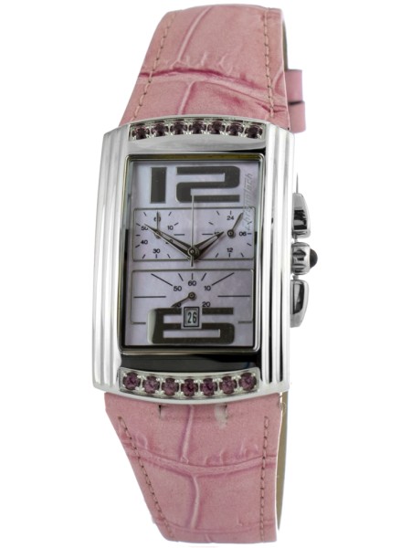 Chronotech CT7018B-02S Γυναικείο ρολόι, real leather λουρί