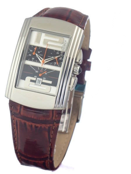 Chronotech CT7018B-03 Relógio para mulher, pulseira de cuero real