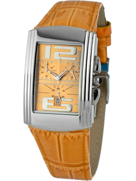 Chronotech CT7018B-07 γυναικείο ρολόι, με λουράκι real leather