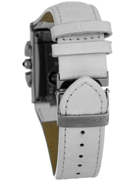 Chronotech CT7018B-4 damklocka, äkta läder armband