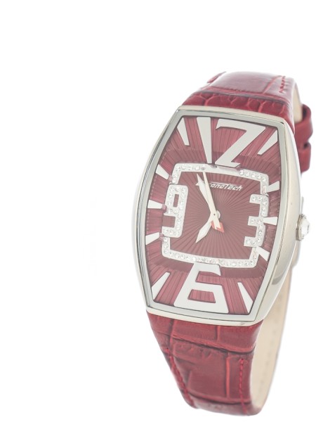 Chronotech CT7019LS-08 γυναικείο ρολόι, με λουράκι real leather