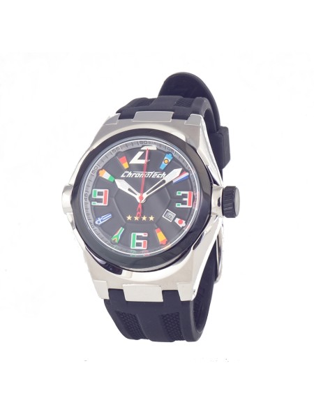 Chronotech CT7036M-15 men's watch, rubber strap