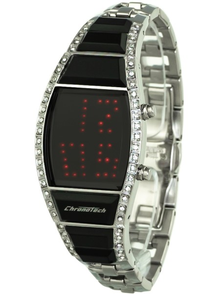 Orologio da donna Chronotech CT7122LS-03M, cinturino stainless steel