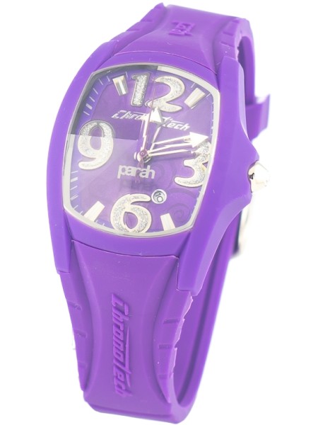 Chronotech CT7134L-11 γυναικείο ρολόι, με λουράκι rubber