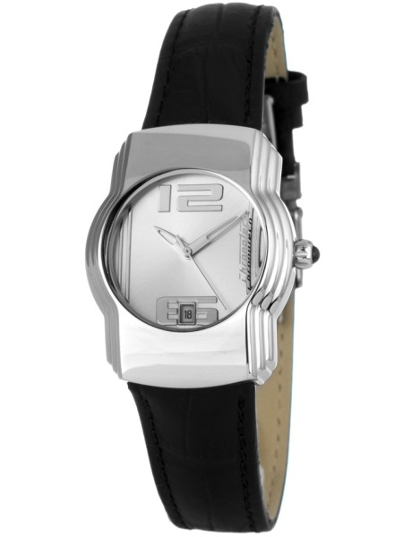 Chronotech CT7279B-03 ladies' watch, real leather strap