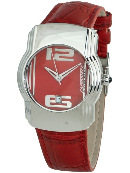 Chronotech CT-7279M-05 γυναικείο ρολόι, με λουράκι real leather