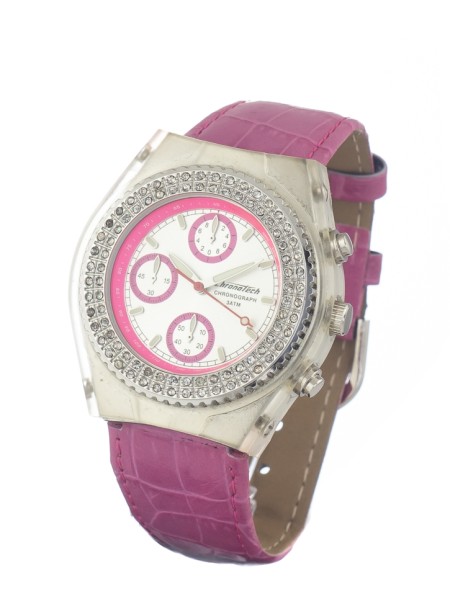 Chronotech CT7284S-04 γυναικείο ρολόι, με λουράκι real leather