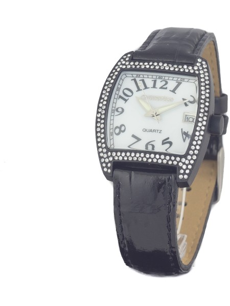 Chronotech CT7435L-02 ladies' watch, real leather strap