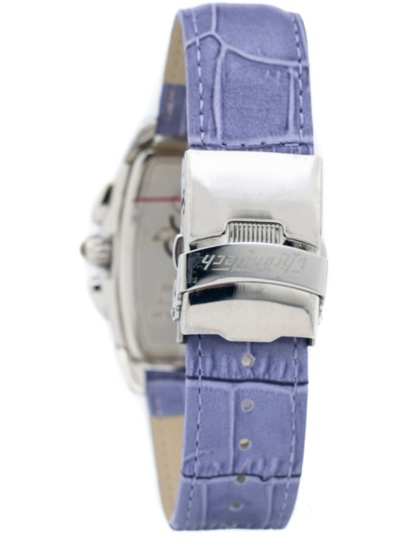 Chronotech CT7468-08 Relógio para mulher, pulseira de cuero real
