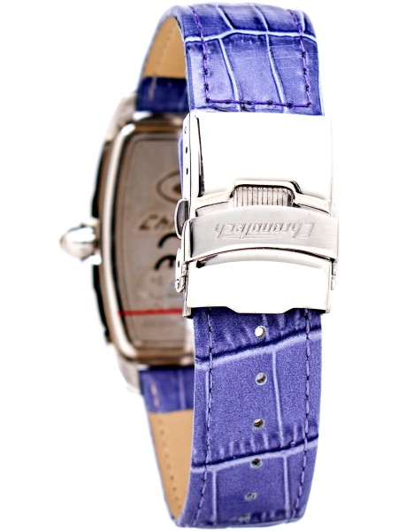 Chronotech CT7504-08 ladies' watch, real leather strap
