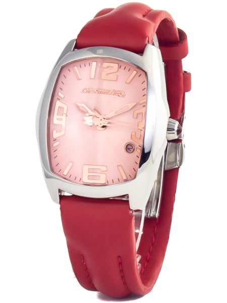 Chronotech CT7588L-04 ladies' watch, real leather strap