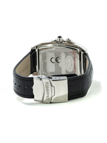 Chronotech CT7660M-04 Herrenuhr, real leather Armband