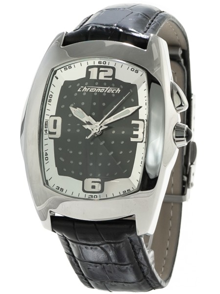 Chronotech CT7660M-04 Herrenuhr, real leather Armband
