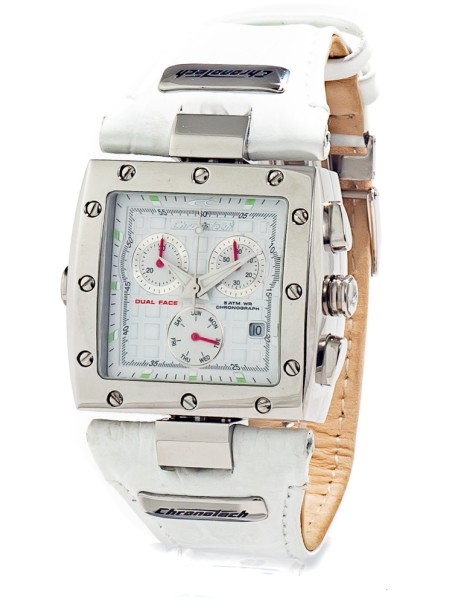 Chronotech CT7686L-04 men's watch, cuir véritable strap