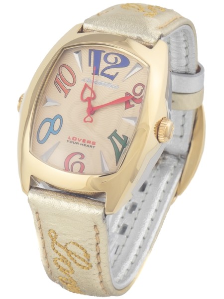 Chronotech CT7696L-11 γυναικείο ρολόι, με λουράκι real leather