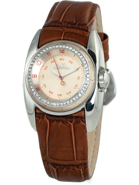 Chronotech CT7704LS-06 ladies' watch, real leather strap