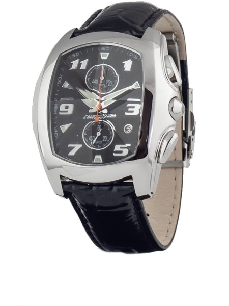 Chronotech CT7895M-62 men's watch, real leather strap