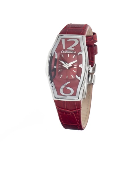 Chronotech CT7932L-55 ladies' watch, real leather strap